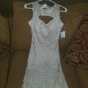 Ivory lace dress